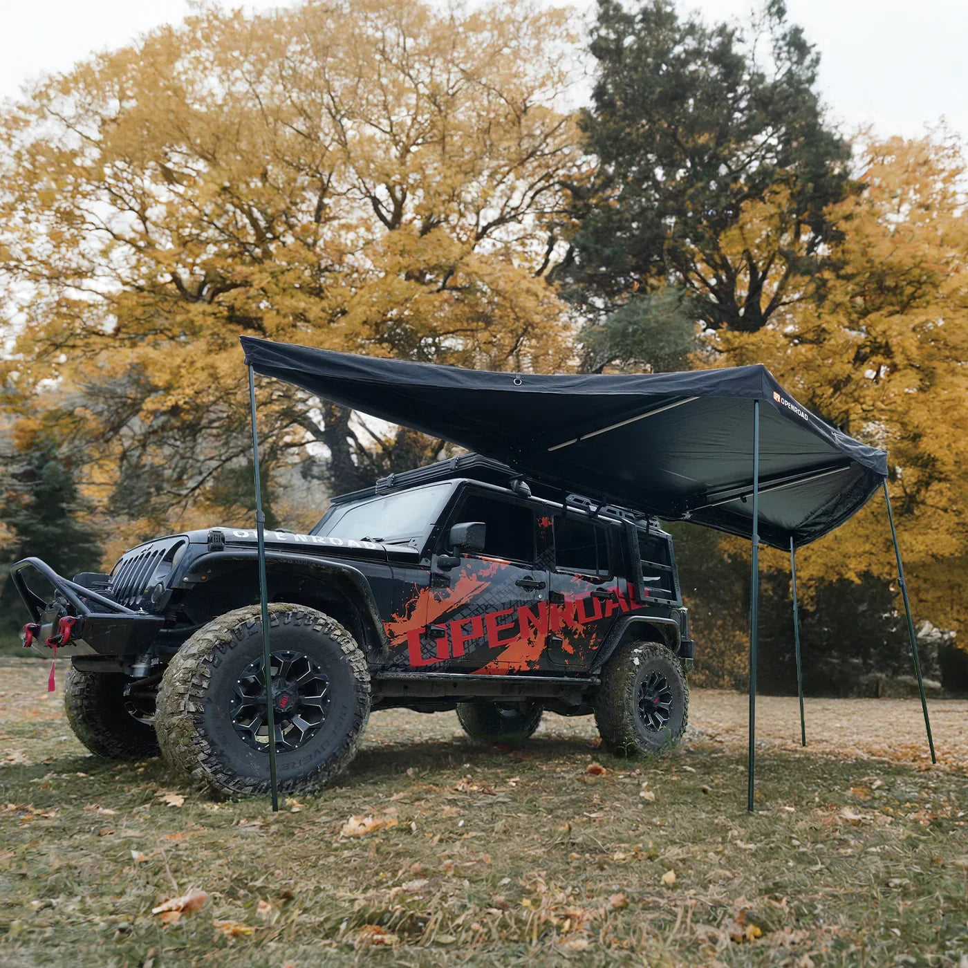 The Ultimate Outdoor Companion: OPENROAD 180 Free Standing Awning