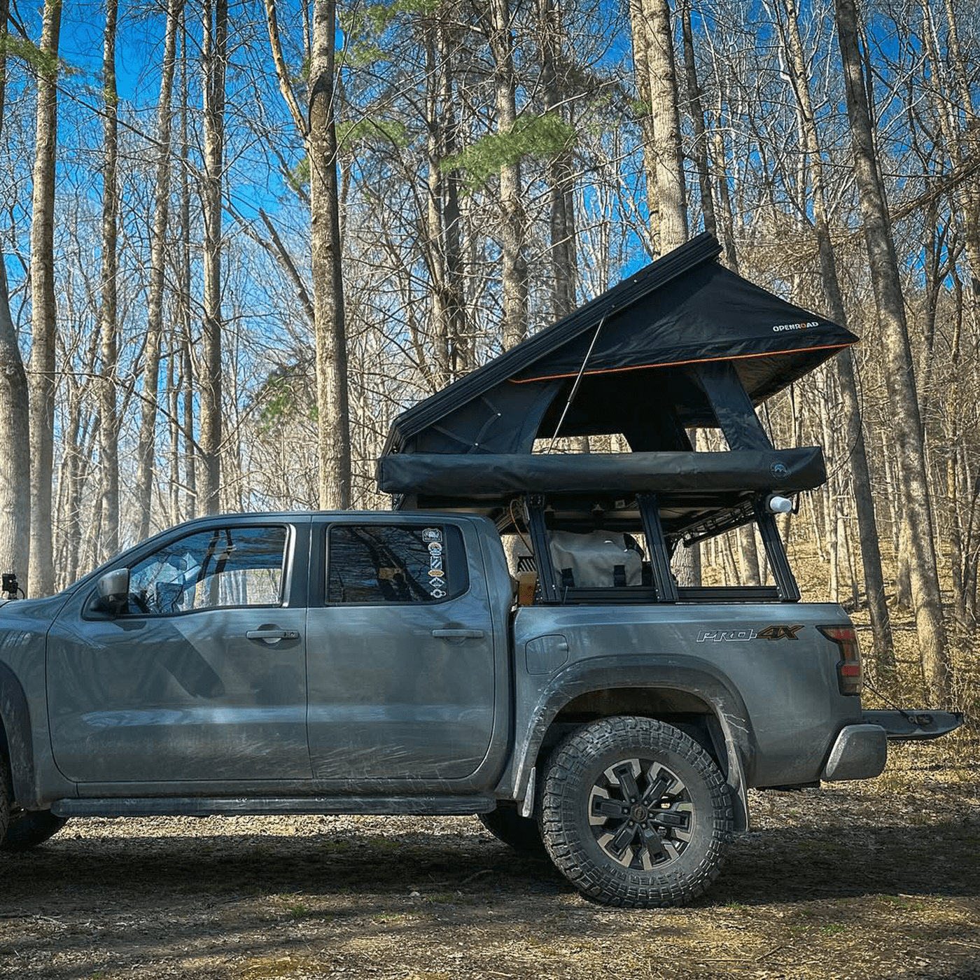 OPENROAD Aluminum Hard Shell Roof Top Tent-PeakRoof LT Series