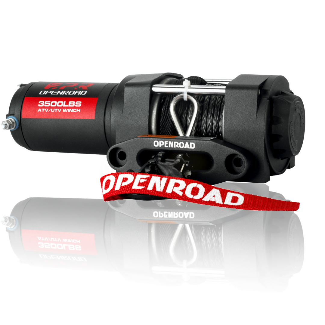 OPENROAD  3500lbs 12 Volts Electric Winch for ATV winch OPENROAD