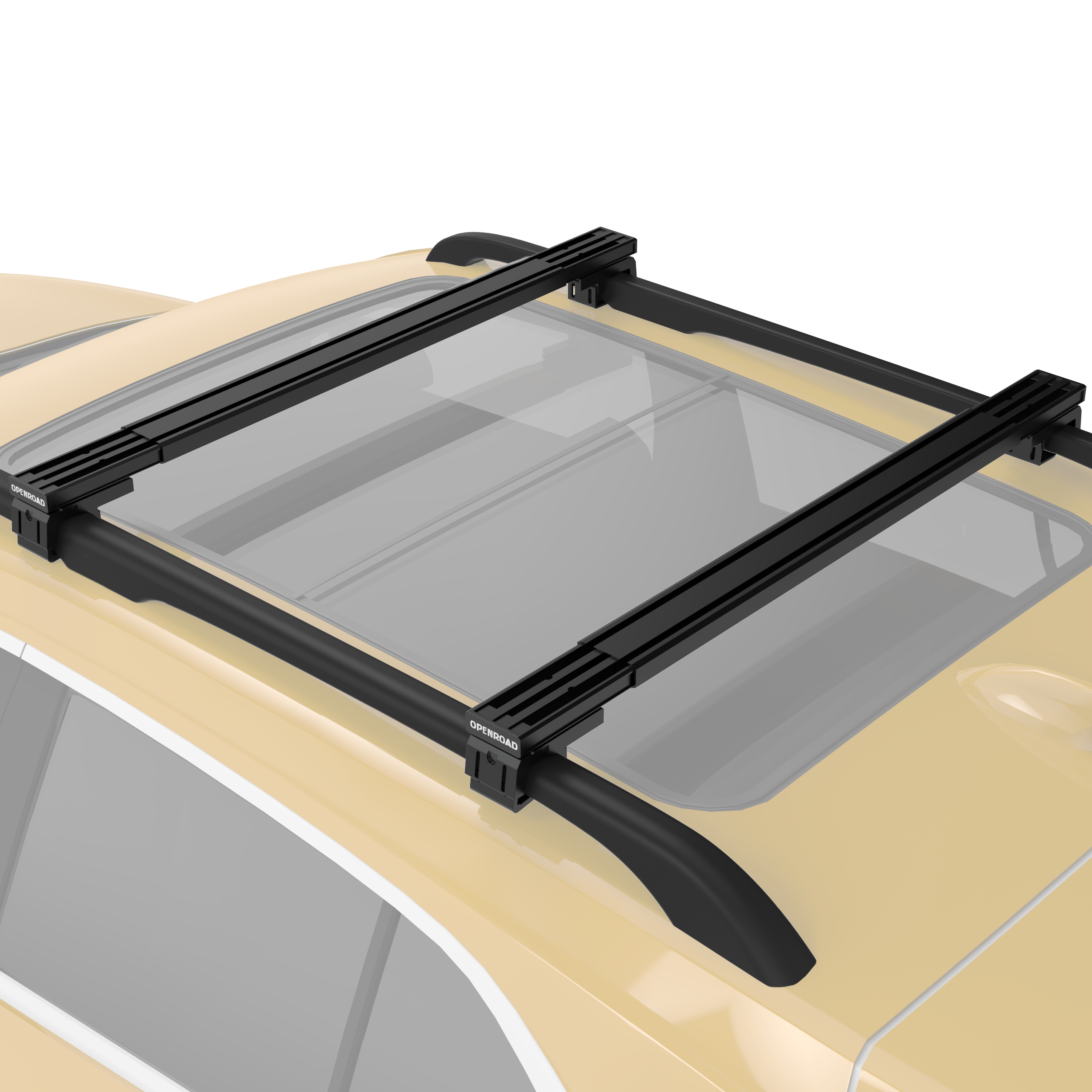 OPENROAD Aluminum Crossbar For Luggage Rack – Openroad4wd OPENROAD Aluminum Crossbar For Luggage Rack – Openroad4wd