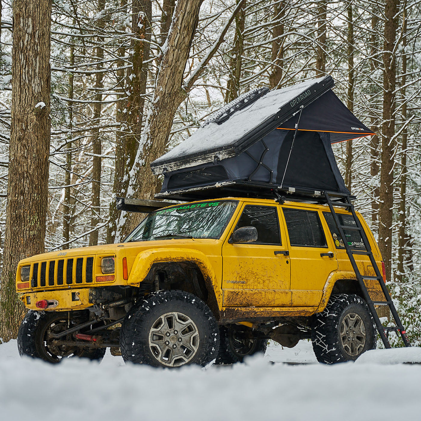 OPENROAD Hard Shell Roof Top Tent - PeakRoof Series  openroad4wd.com   
