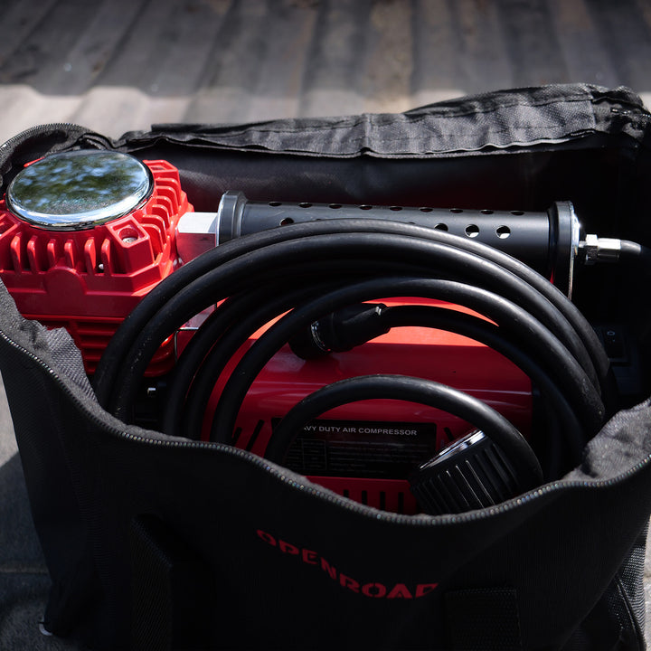 OPENROAD 12V Portable Inflator Air Compressor Heavy Duty, 5.65CFM Truck Tires Inflator, Offroad Air Compressor Kit for Car Tires 150PSI Air Compressor OPENROAD