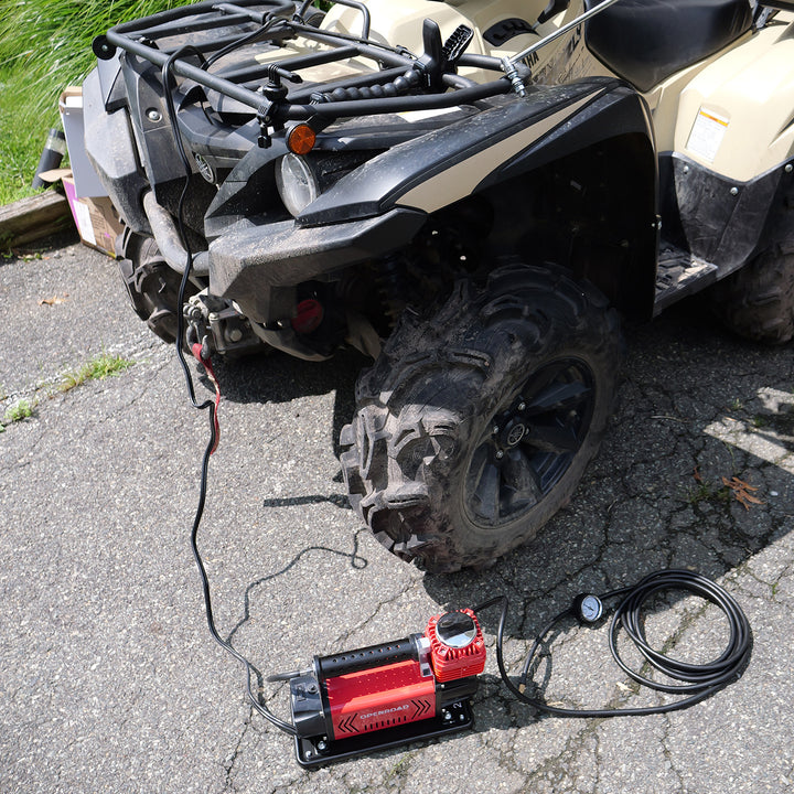 OPENROAD 12V Portable Inflator Air Compressor Heavy Duty, 5.65CFM Truck Tires Inflator, Offroad Air Compressor Kit for Car Tires 150PSI Air Compressor OPENROAD