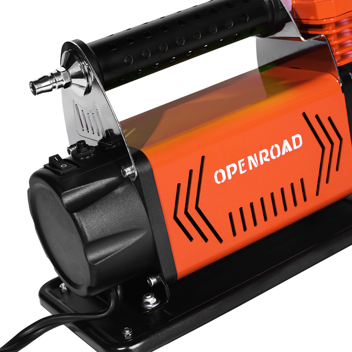 OPENROAD 12V Portable Inflator Air Compressor Heavy Duty, 5.65CFM Truck Tires Inflator, Offroad Air Compressor Kit for Car Tires 150PSI Air Compressor OPENROAD