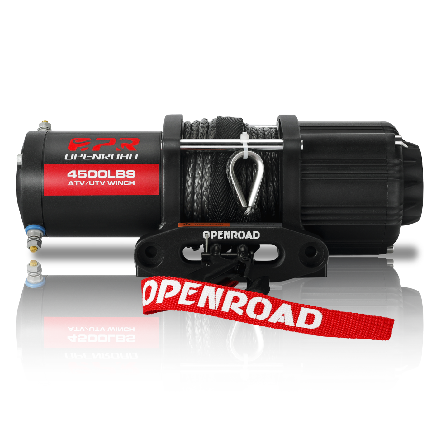 OPENROAD 4500lbs ATV/UTV Winch With Synthetic Rope and 2 Wireless Remotes winch OPENROAD   