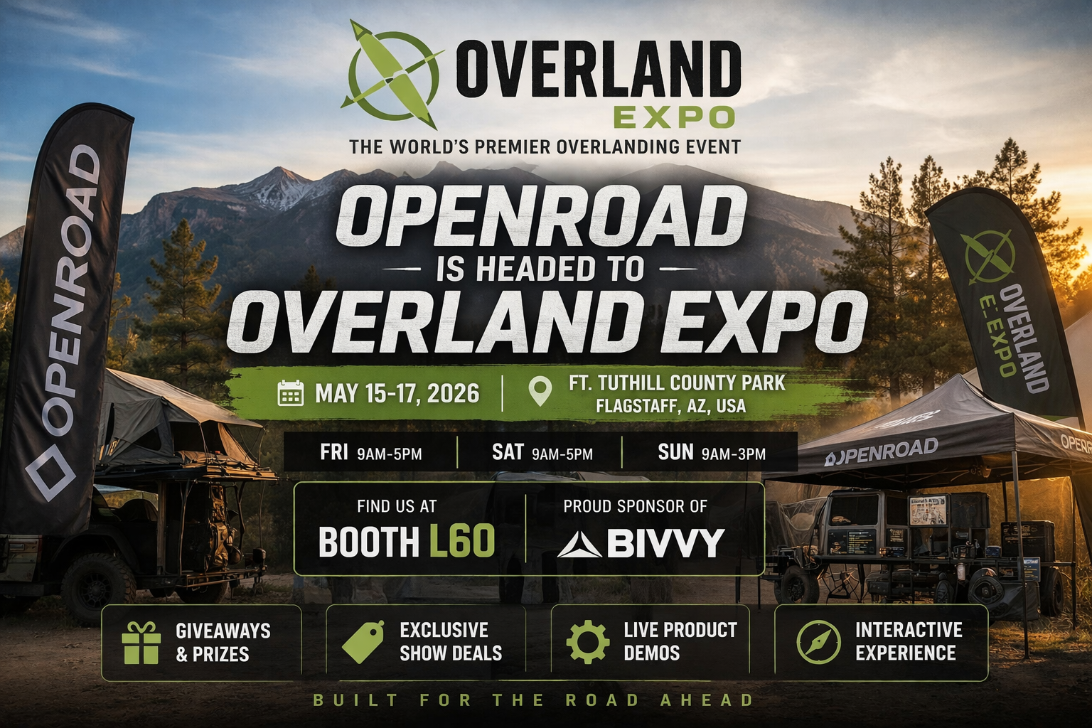 OPENROAD is Headed to Overland Expo 2026 — See You in Flagstaff