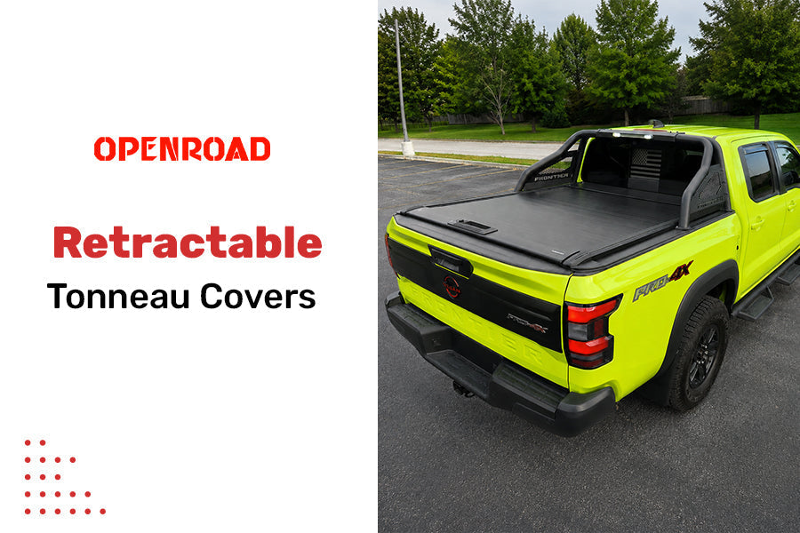 Retractable tonneau covers