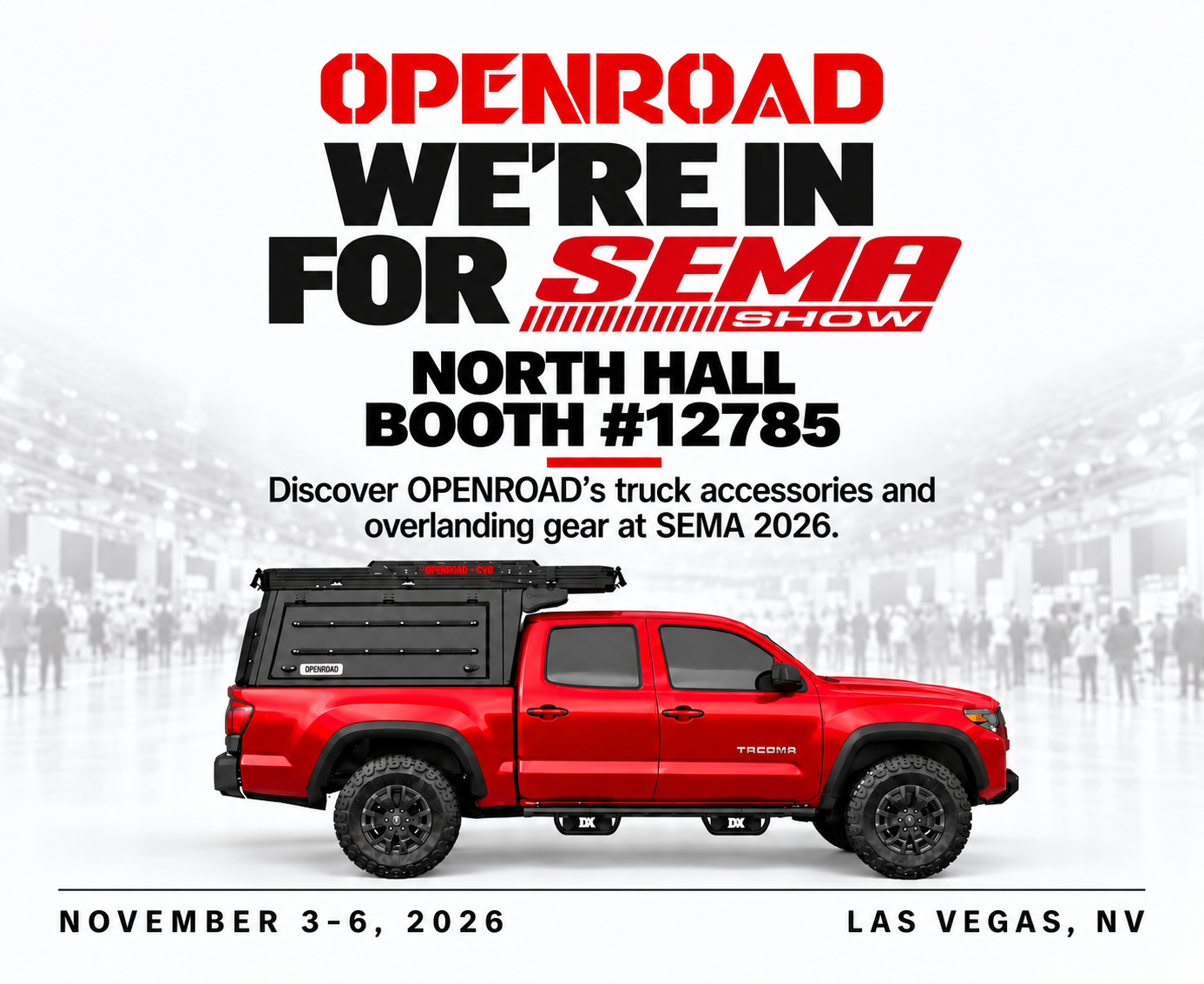 Meet OPENROAD at the 2026 SEMA Show in Las Vegas