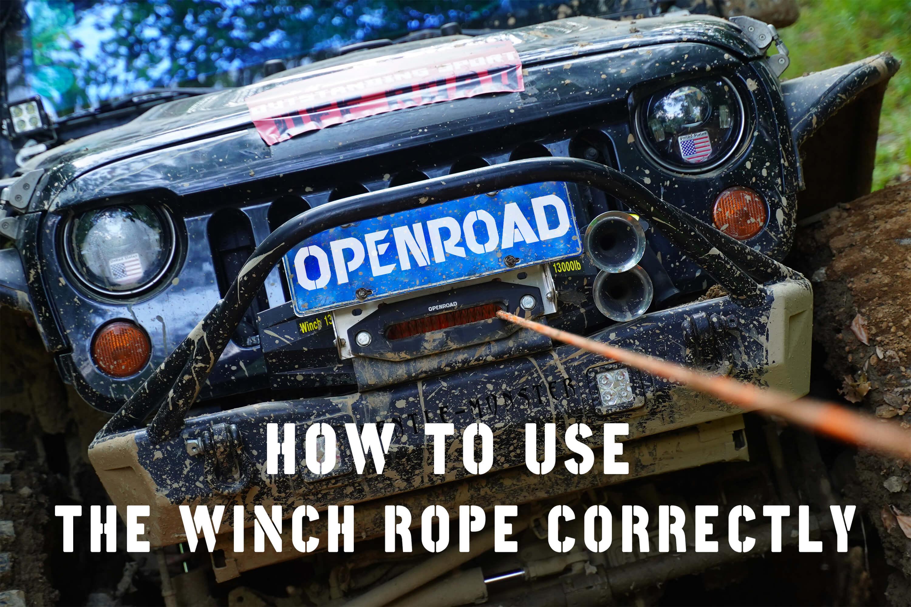 Intech Winch Rope Guide How to Use Winch Ropes Correctly – Openroad4wd