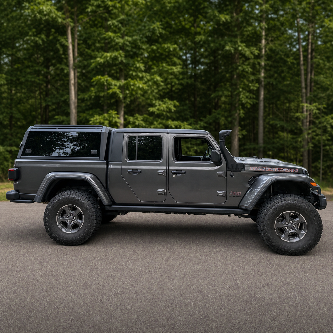 OPENROAD Sliding Glass Side Truck Cap for Jeep Gladiator 2019-2026 Openroad4wd