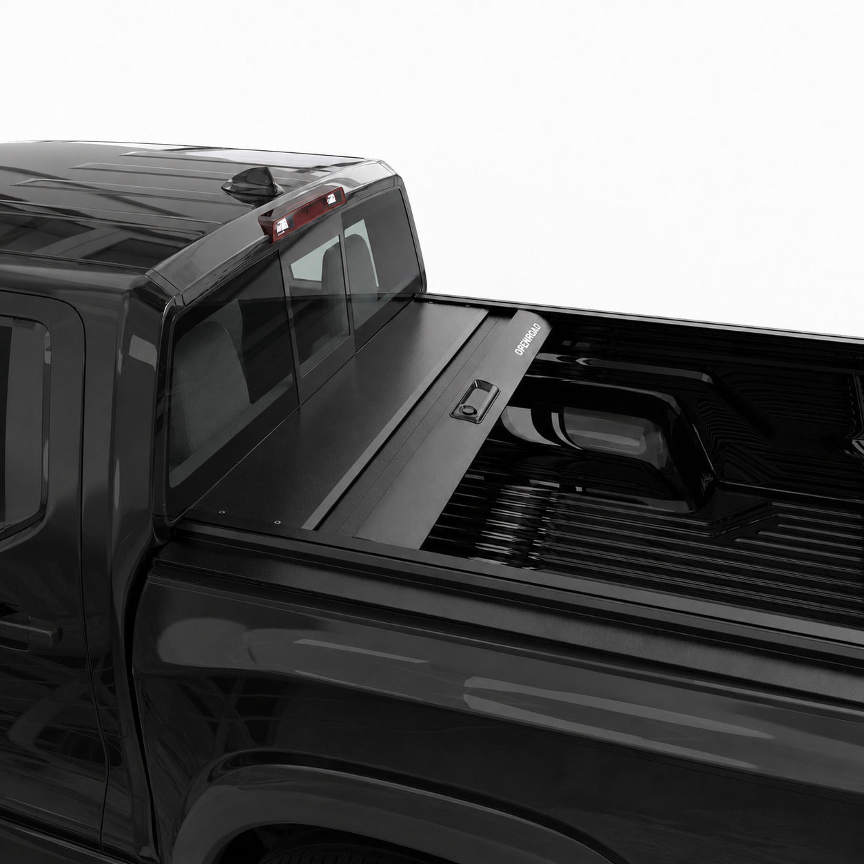 OPENROAD Aluminum Retractable Tonneau Cover for Nissan Frontier（2022-2026）5.0 ft With handle Openroad4wd
