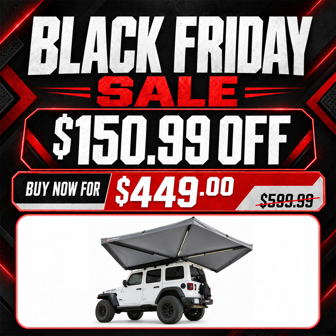 OPENROAD 270 Free Standing Awning for Camping-Trail Series Openroad4wd