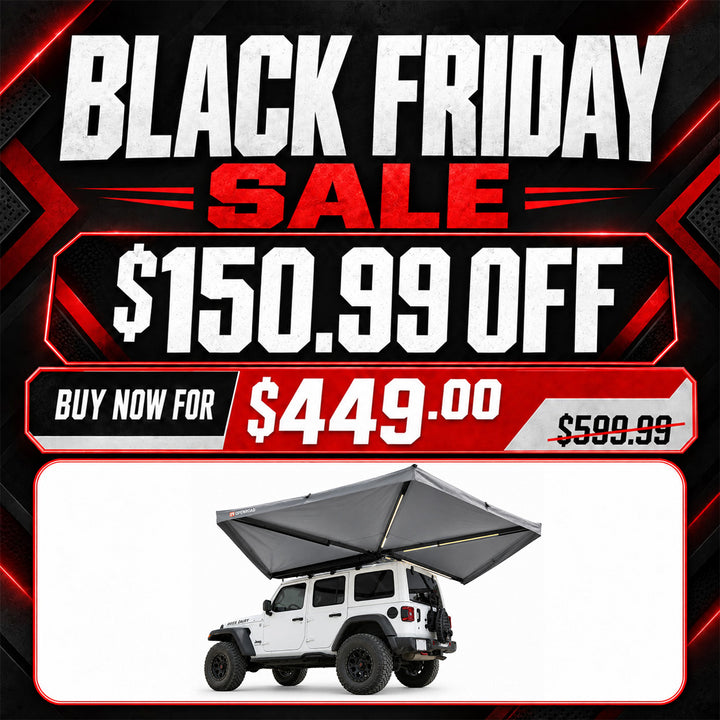OPENROAD 270 Free Standing Awning for Camping-Trail Series Openroad4wd