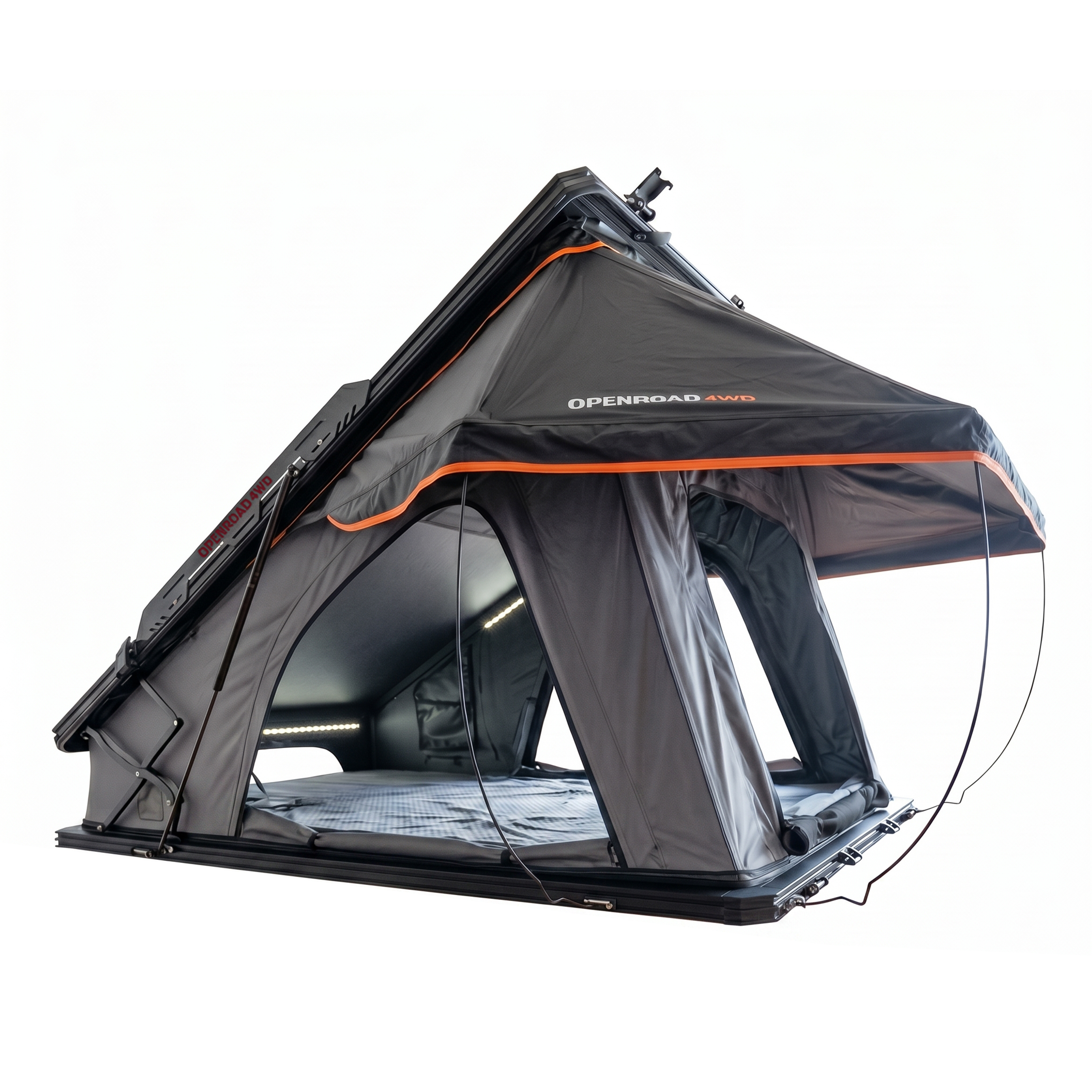 OPENROAD Aluminum Hard Shell Roof Top Tent-PeakRoof LT V2 Series openroad4wd.com