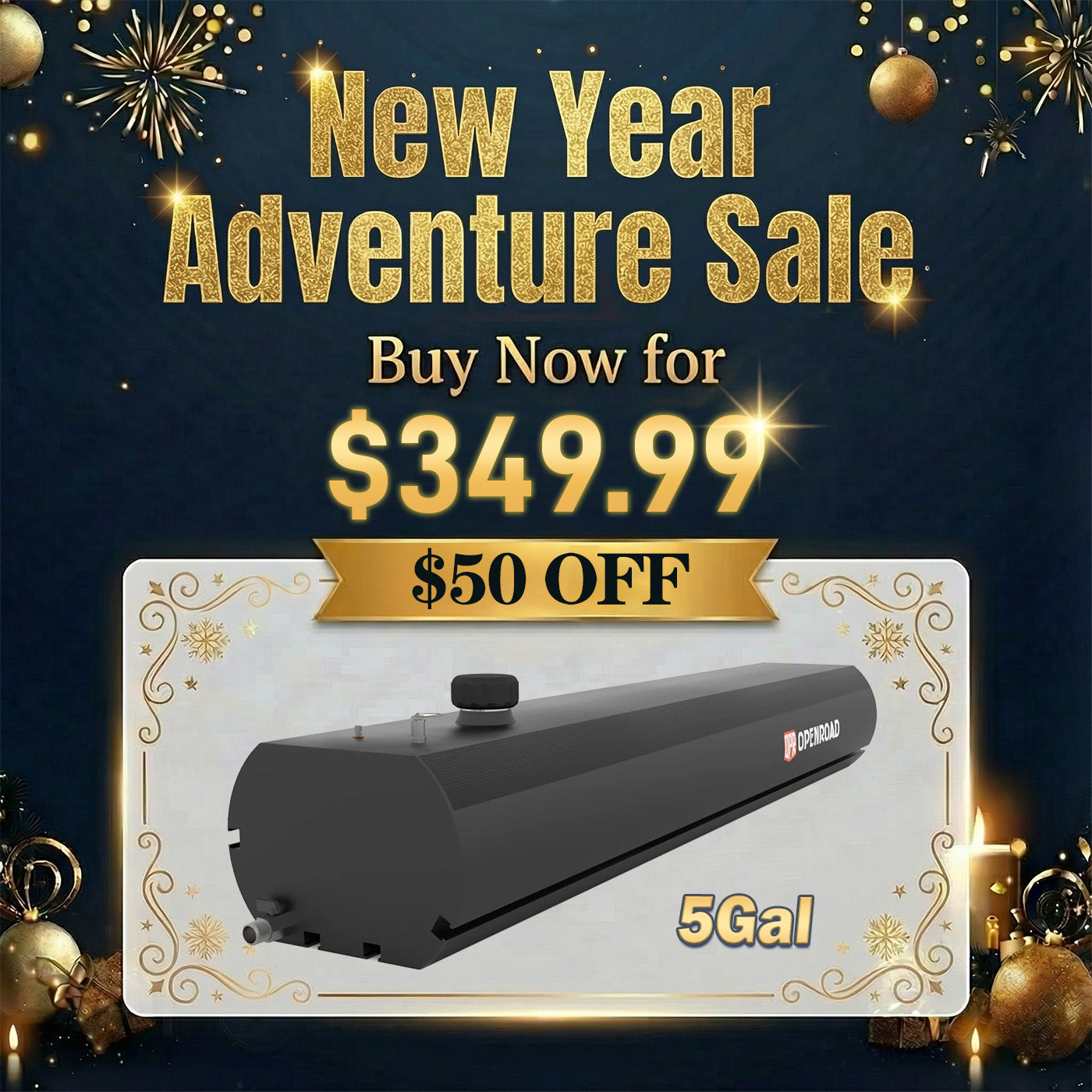 OPENROAD Pressurized Water Tank  for Camping Shower