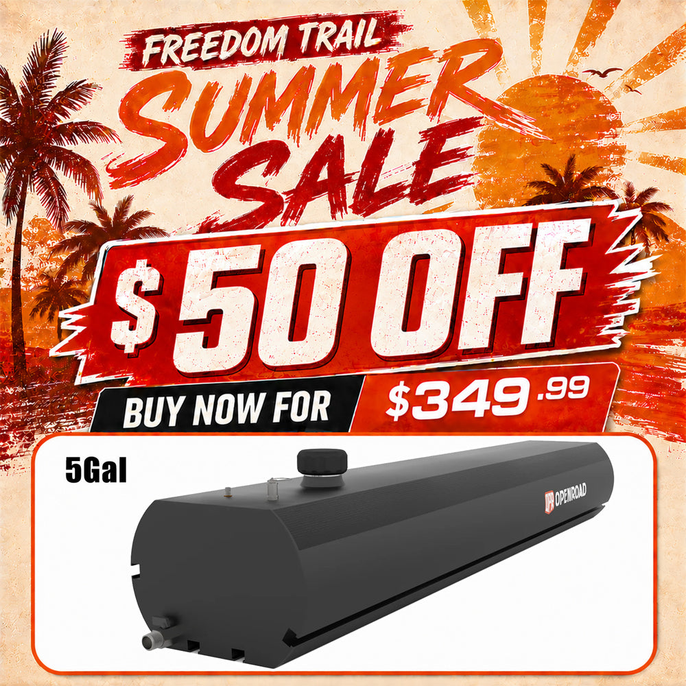 OPENROAD Pressurized Water Tank for Camping Shower Openroad4wd