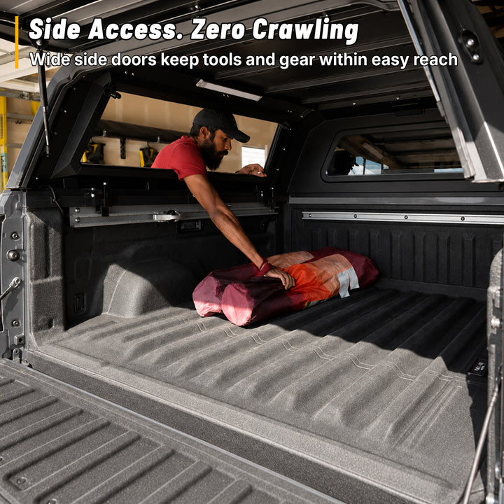 OPENROAD Aluminum Truck Cap for GMC Sierra 1500 (2019-2026)-5.8 ft Bed Openroad4wd