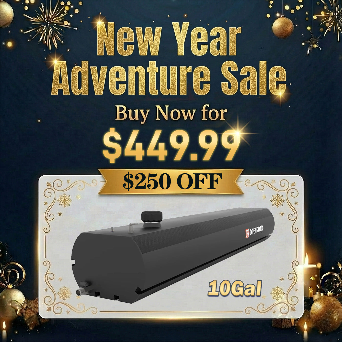 OPENROAD Pressurized Water Tank  for Camping Shower