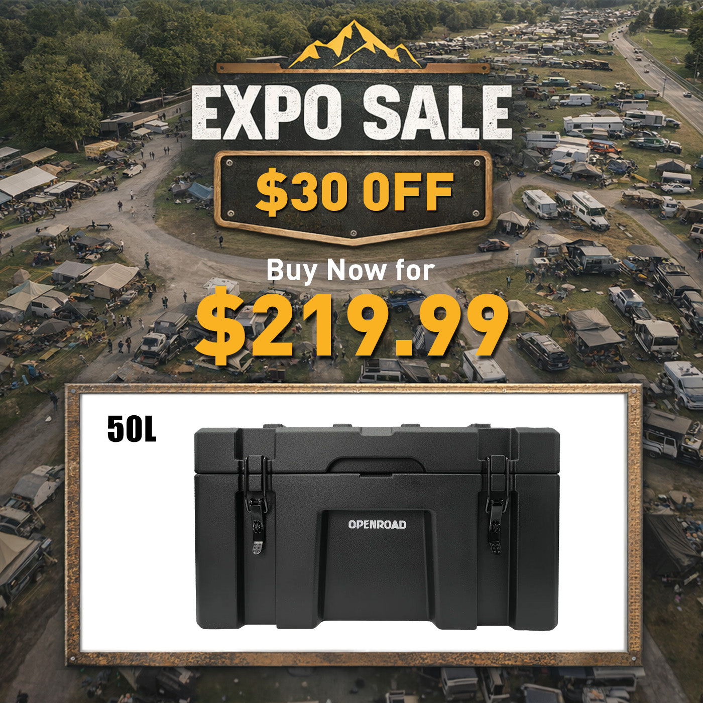 OPENROAD Camping Storage Case – 50L Openroad4wd