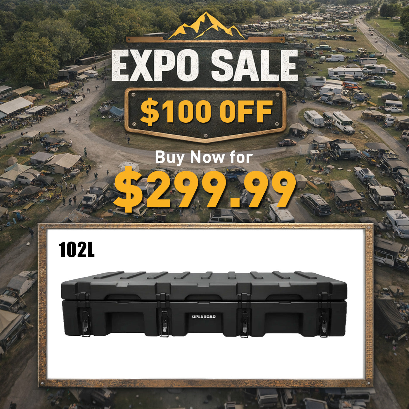 OPENROAD Camping Storage Case – 102L Openroad4wd