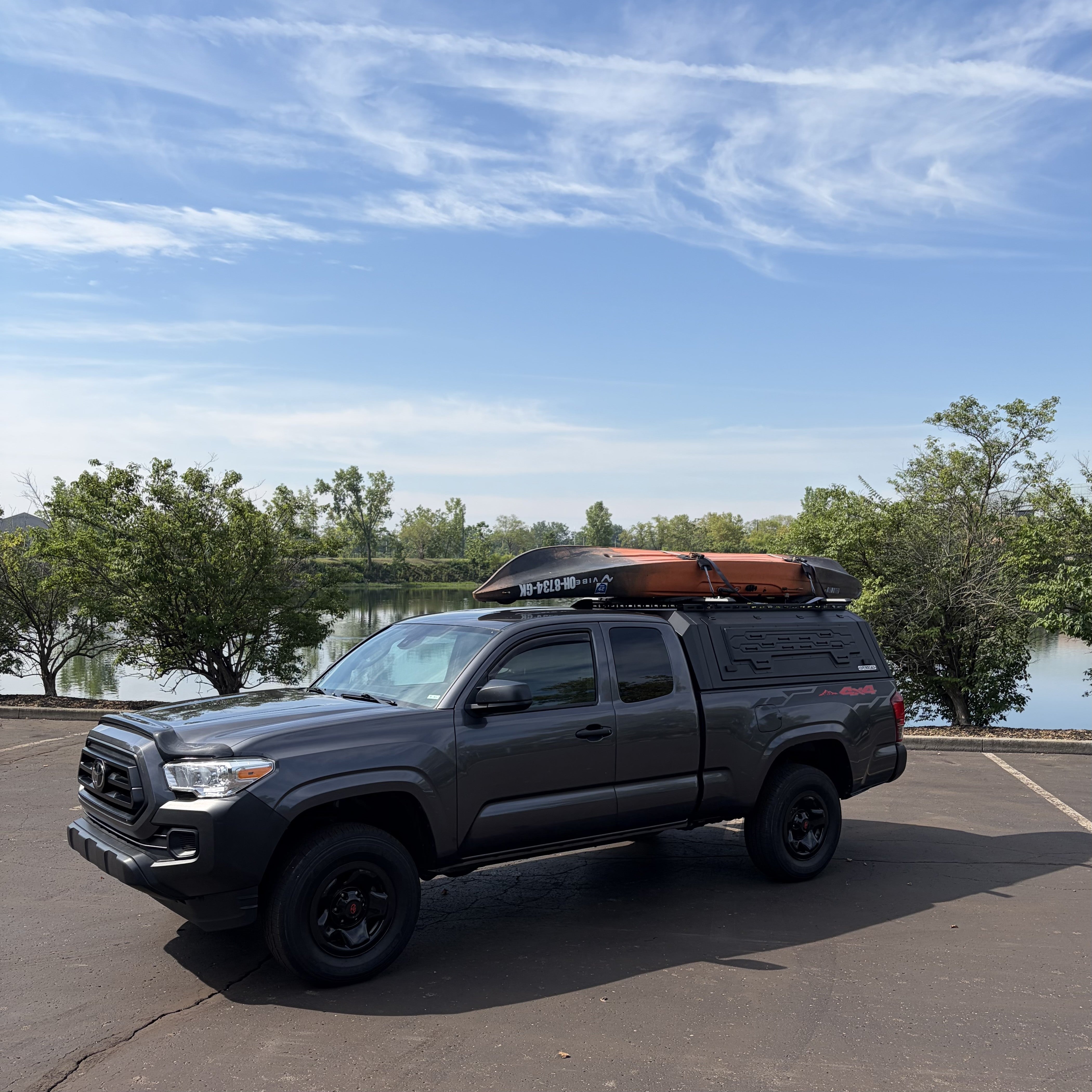 Toyota Tacoma 2016-2023 6ft Bed Aluminum Truck Cap | OPENROAD Openroad4wd