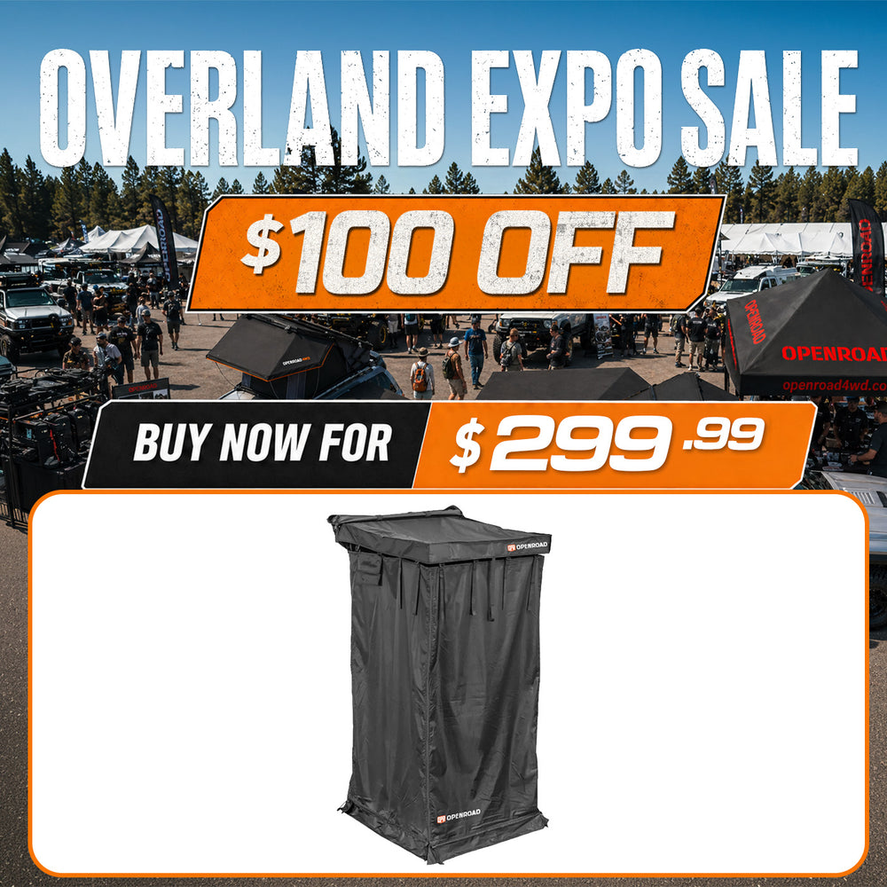 OPENROAD Quick-Open Overland Shower/Privacy Awning V2 Openroad4wd