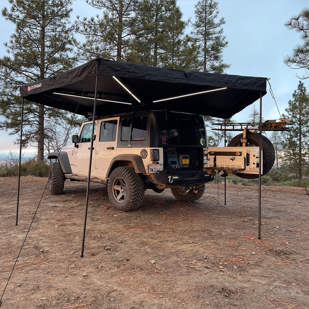 OPENROAD 270 Free Standing Awning for Camping * 2  Openroad4wd   