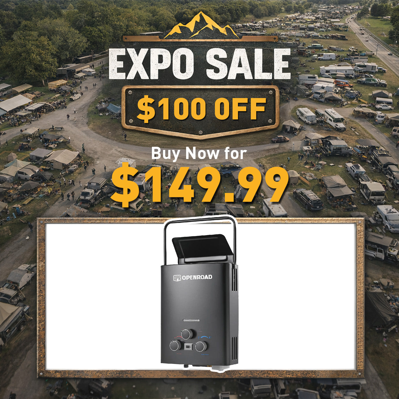 OPENROAD Water Heater Openroad4wd