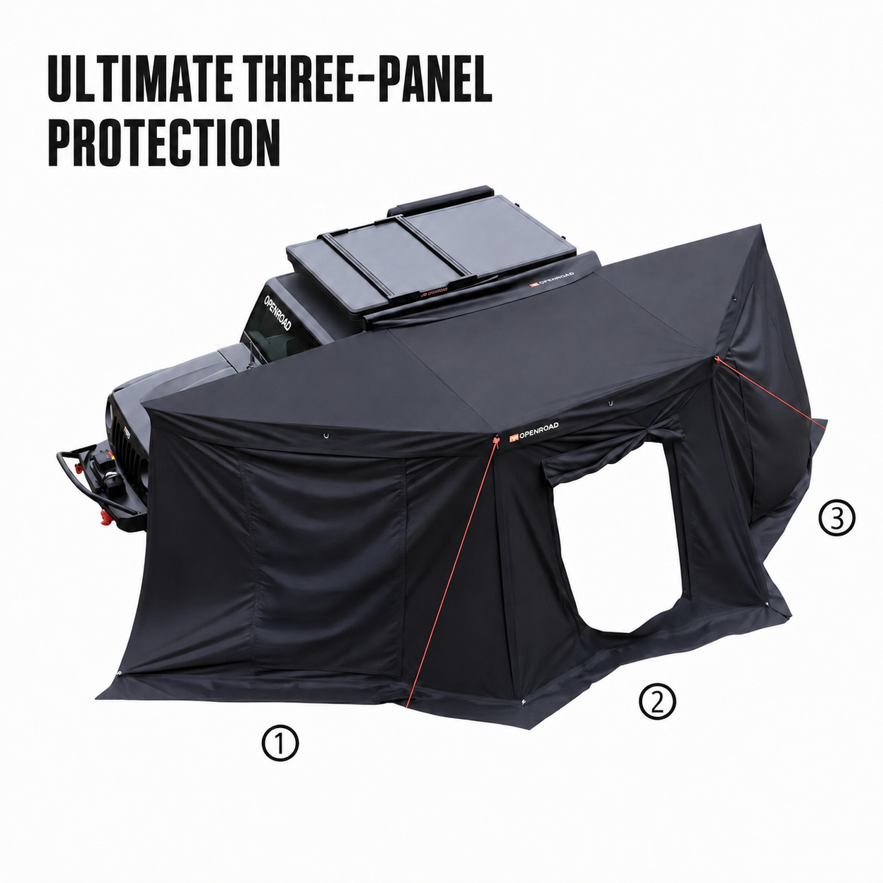OPENROAD 180 Awning Sidewalls Openroad4wd