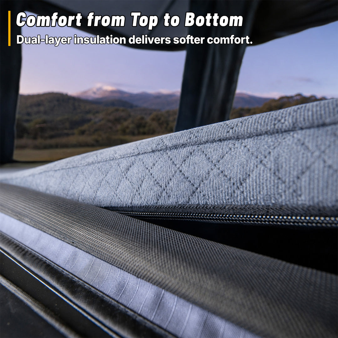 OPENROAD Aluminum Hard Shell Roof Top Tent - EdgeRoof Series