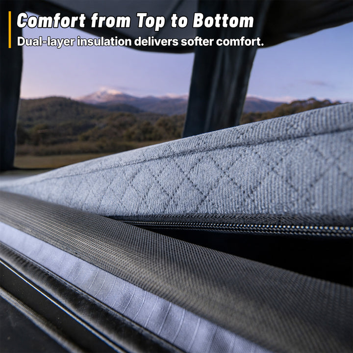 OPENROAD Aluminum Hard Shell Roof Top Tent - EdgeRoof Series