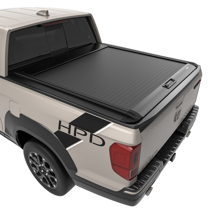 OPENROAD Aluminum Retractable Tonneau Cover for Honda Ridgeline(2017-2026) -5.3ft Bed With handle | Pre-Order | ETA Nov.10 Openroad4wd