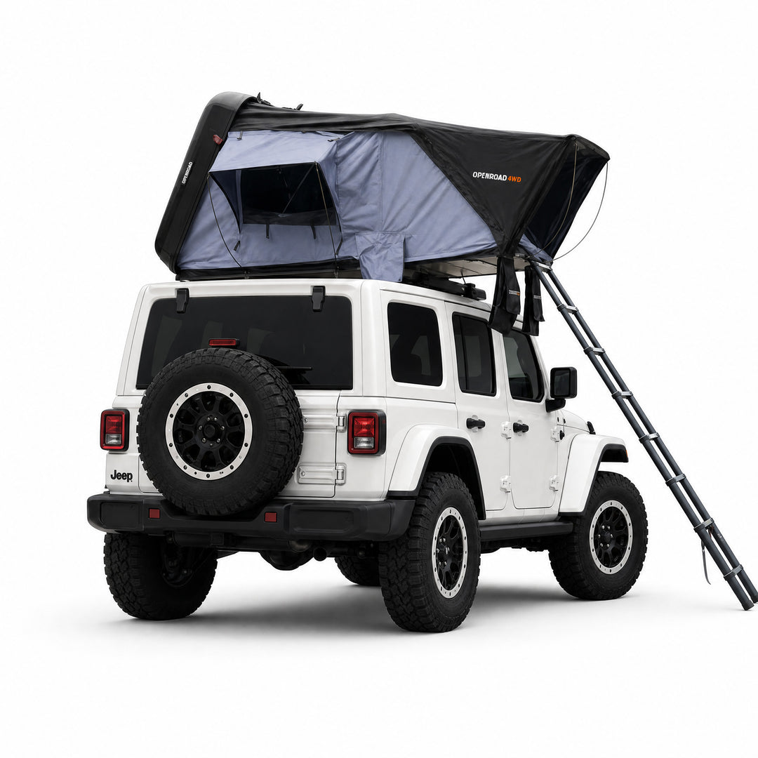 OPENROAD FlowRoof Side-Open Hard Shell Rooftop Tent Openroad4wd