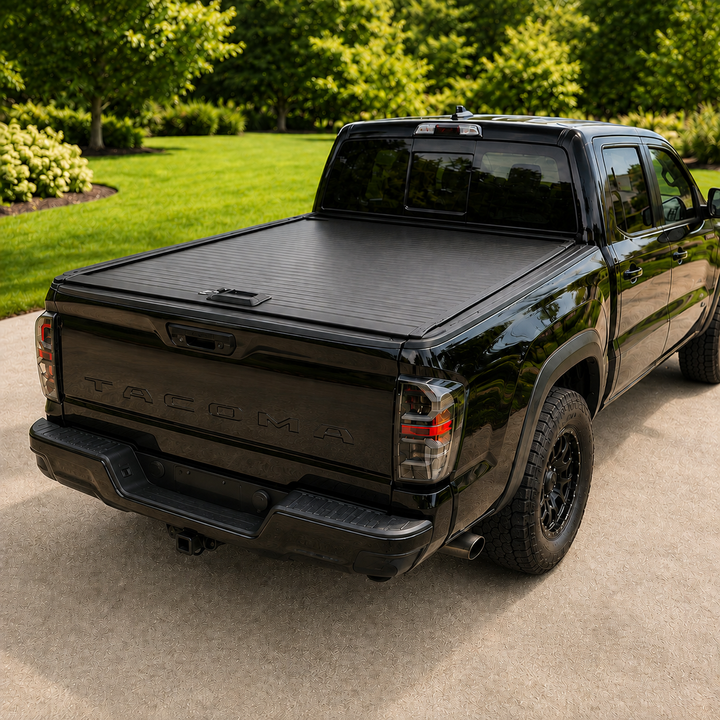 OPENROAD Aluminum Retractable Tonneau Cover for Toyota Tacoma (2016-2023) 5ft With handle Openroad4wd