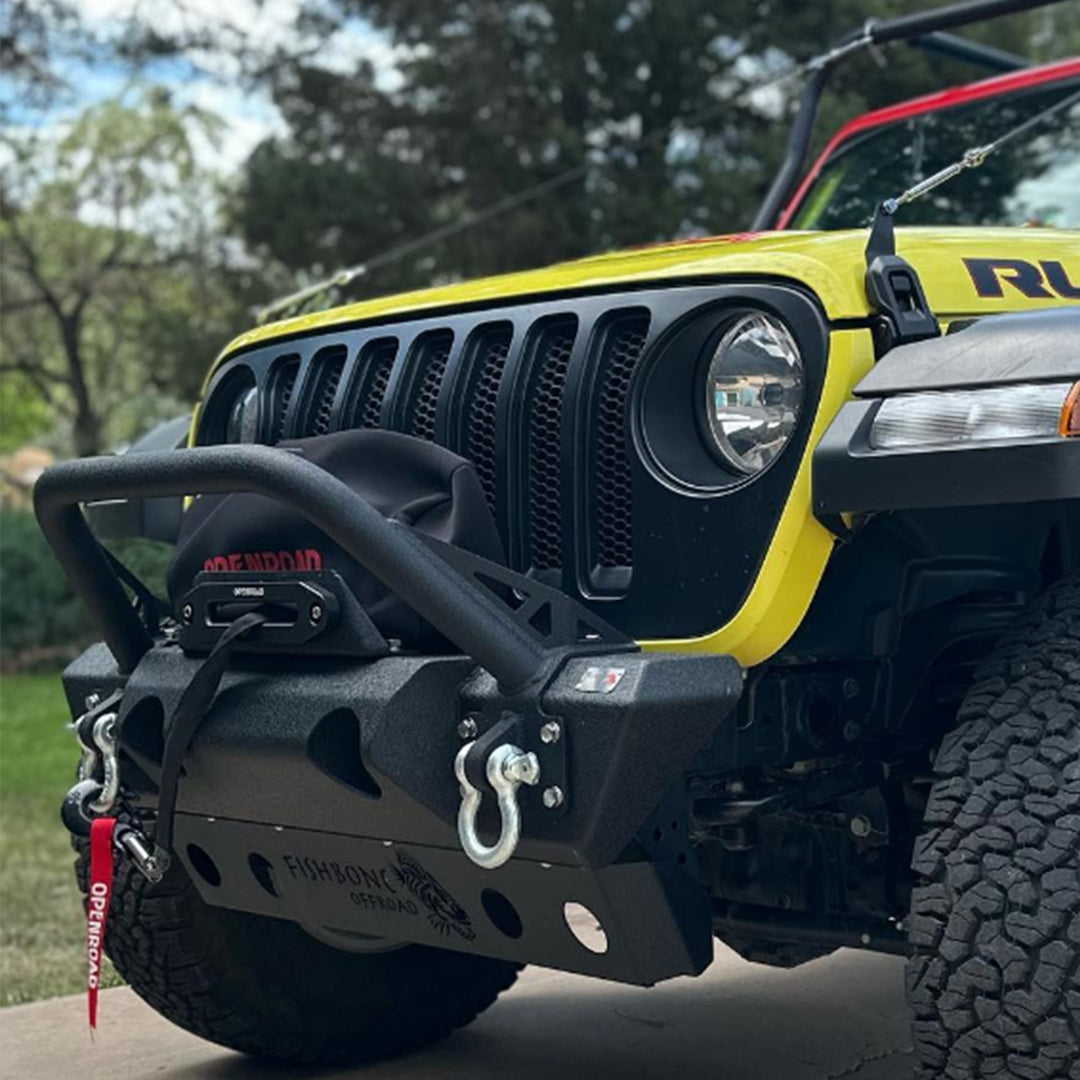 OPENROAD Winch Protection Cover Heavy Duty Waterproof Dust-proof Black Neoprene,Ideal for 2000-17500lbs winch accessories OPENROAD   