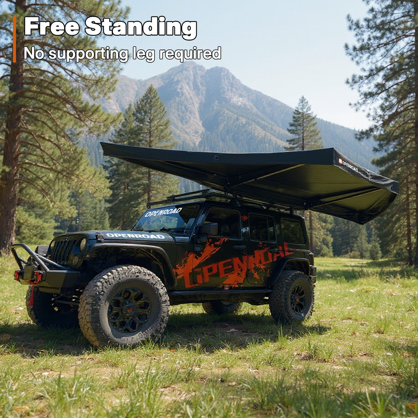 OPENROAD 180 Free Standing Awning Openroad4wd