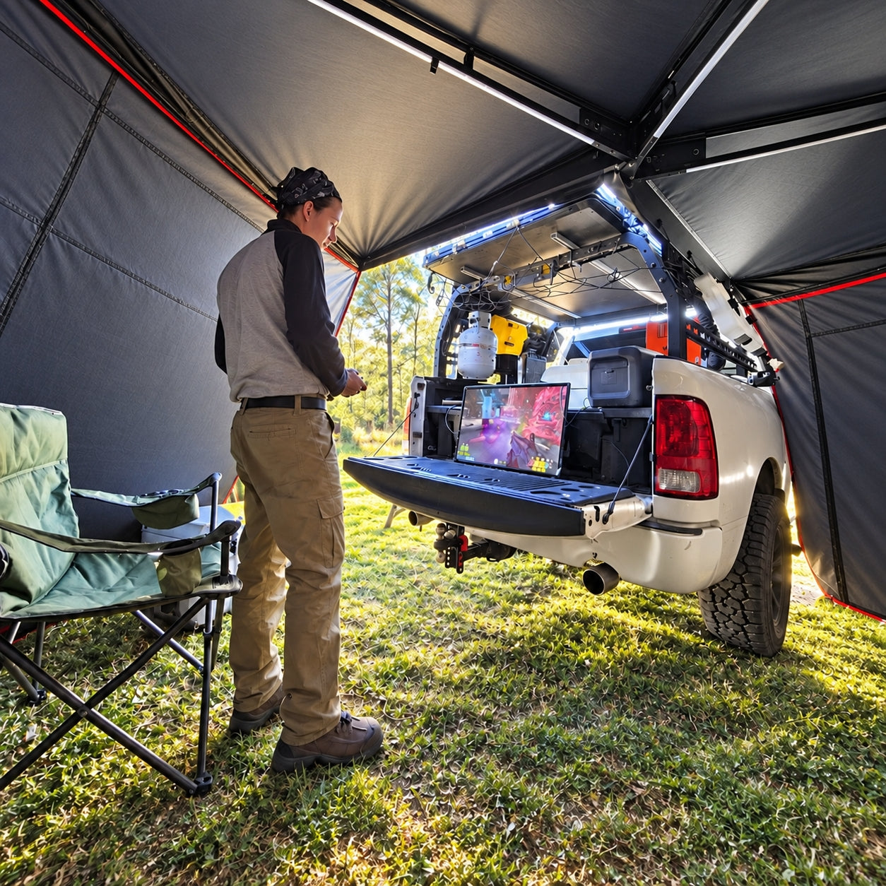 OPENROAD  270 Free Standing Awning for Camping-Adventure Series