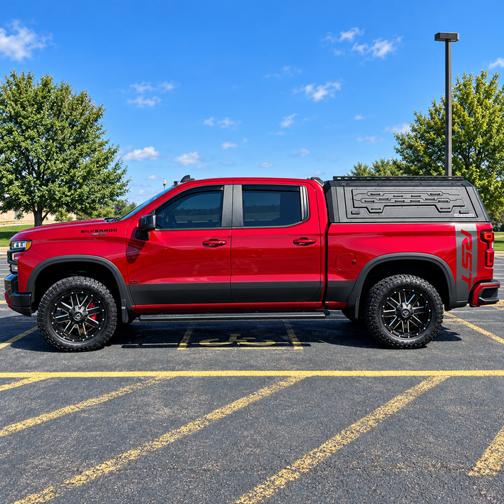 OPENROAD Aluminum Truck Cap for Chevrolet Silverado 1500 (2019-2026)-5.8 ft bed Openroad4wd