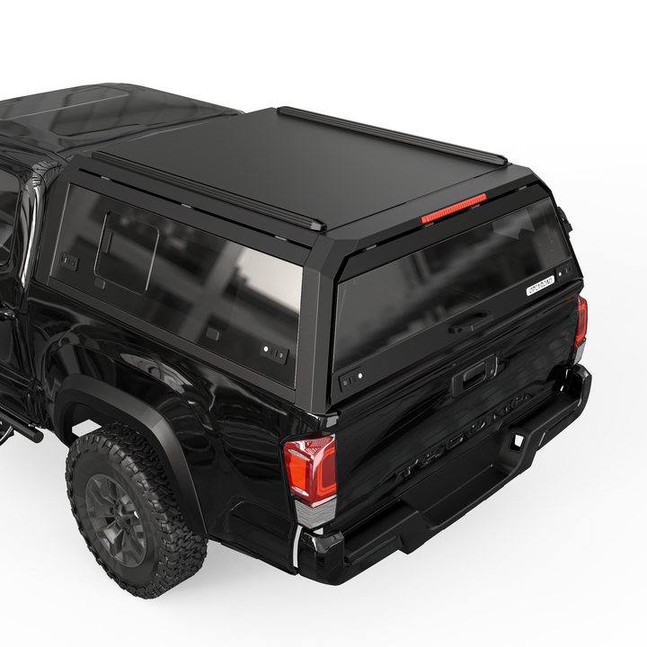 OPENROAD Sliding Glass Side Truck Cap for Toyota Tacoma (2016-2023) – 5ft Bed Openroad4wd