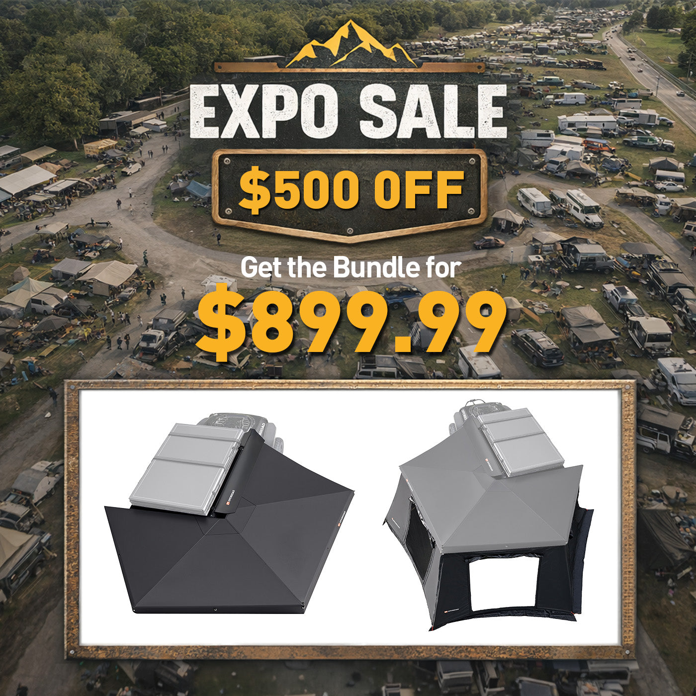 OPENROAD  270 Free Standing Awning for Camping