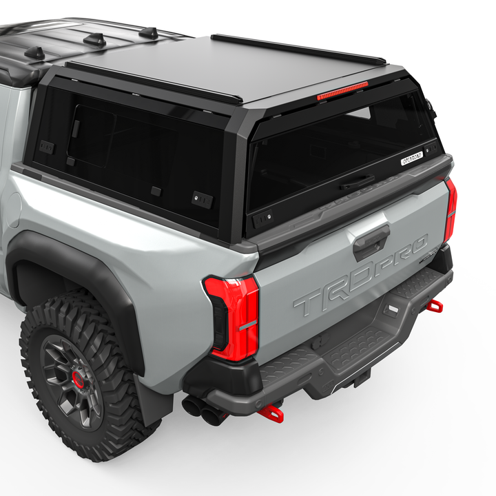 OPENROAD Sliding Glass Side Truck Cap for Toyota Tacoma (2024-2026) – 5ft Bed Openroad4wd
