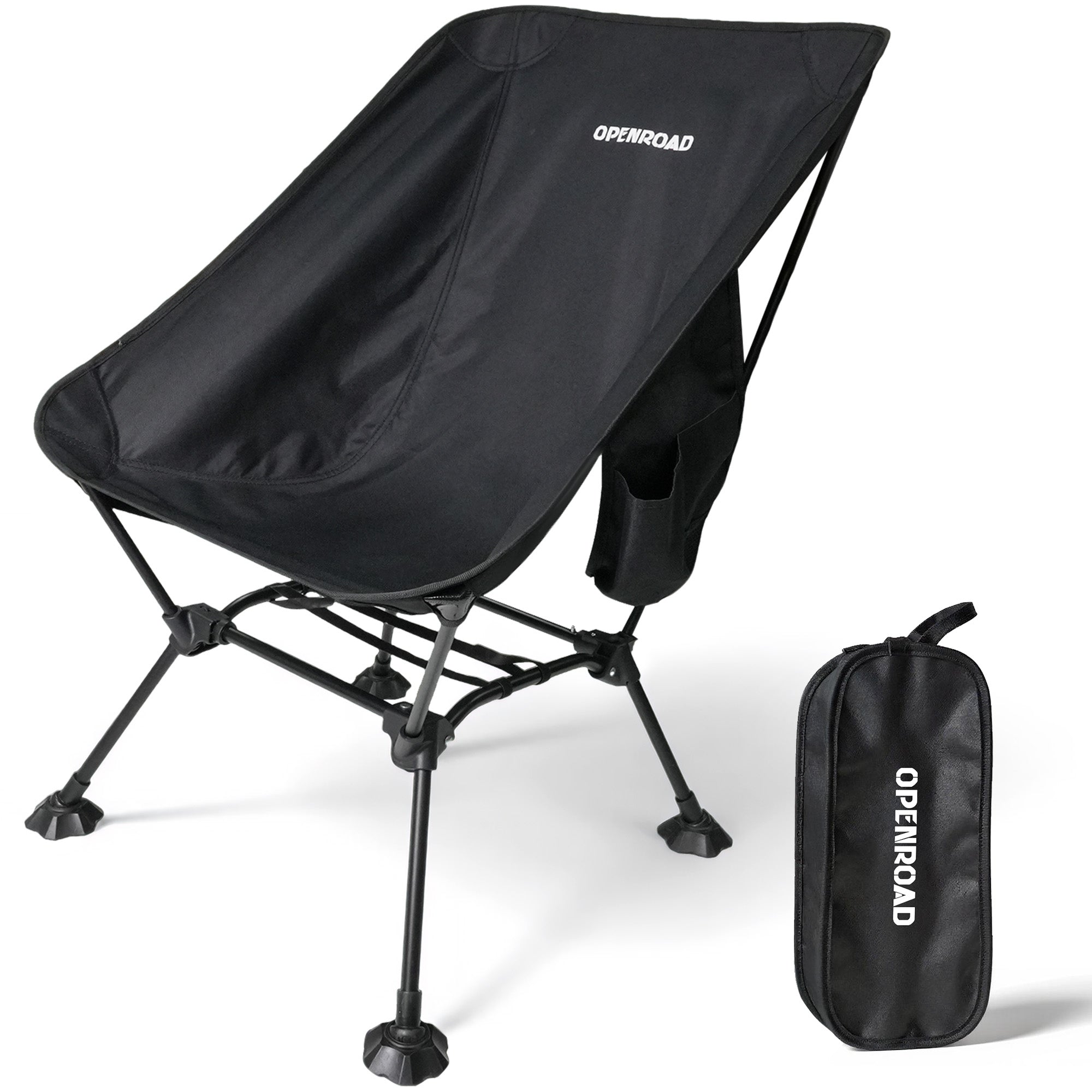 OPENROAD Aluminum Hard Shell Roof Top Tent and 270 Awning and Shower Awning and Water Tank and Lightweight Foldable Chair Openroad4wd