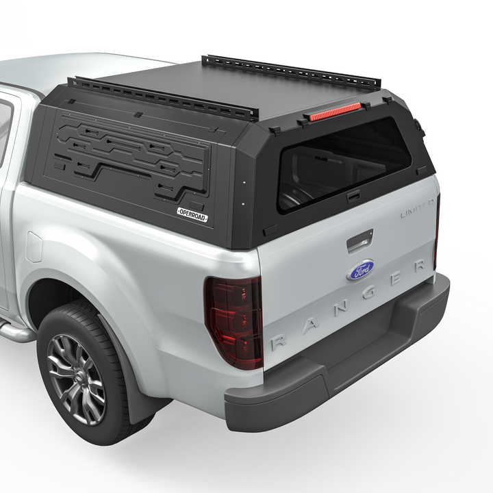 OPENROAD Aluminum Truck Cap for Ford Ranger (2019-2023)-5ft Bed