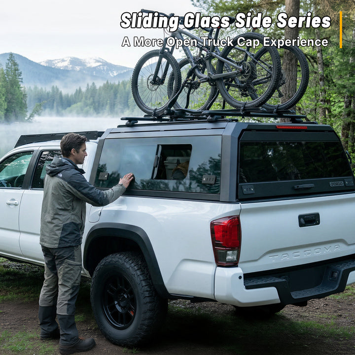 OPENROAD Truck Cap – Sliding Glass Side Series Openroad4wd