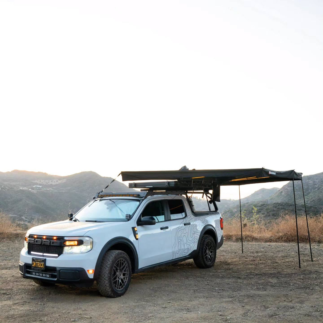 OPENROAD 270 Free Standing Awning for Camping-Adventure Series with Shower Awning V2 Openroad4wd