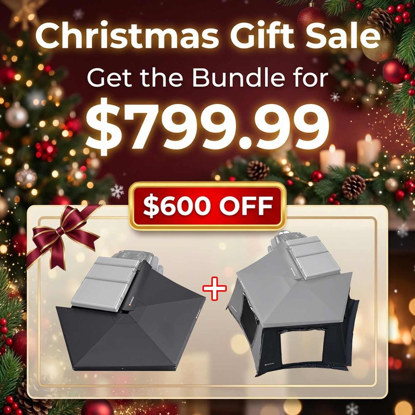 OPENROAD  270 Free Standing Awning for Camping