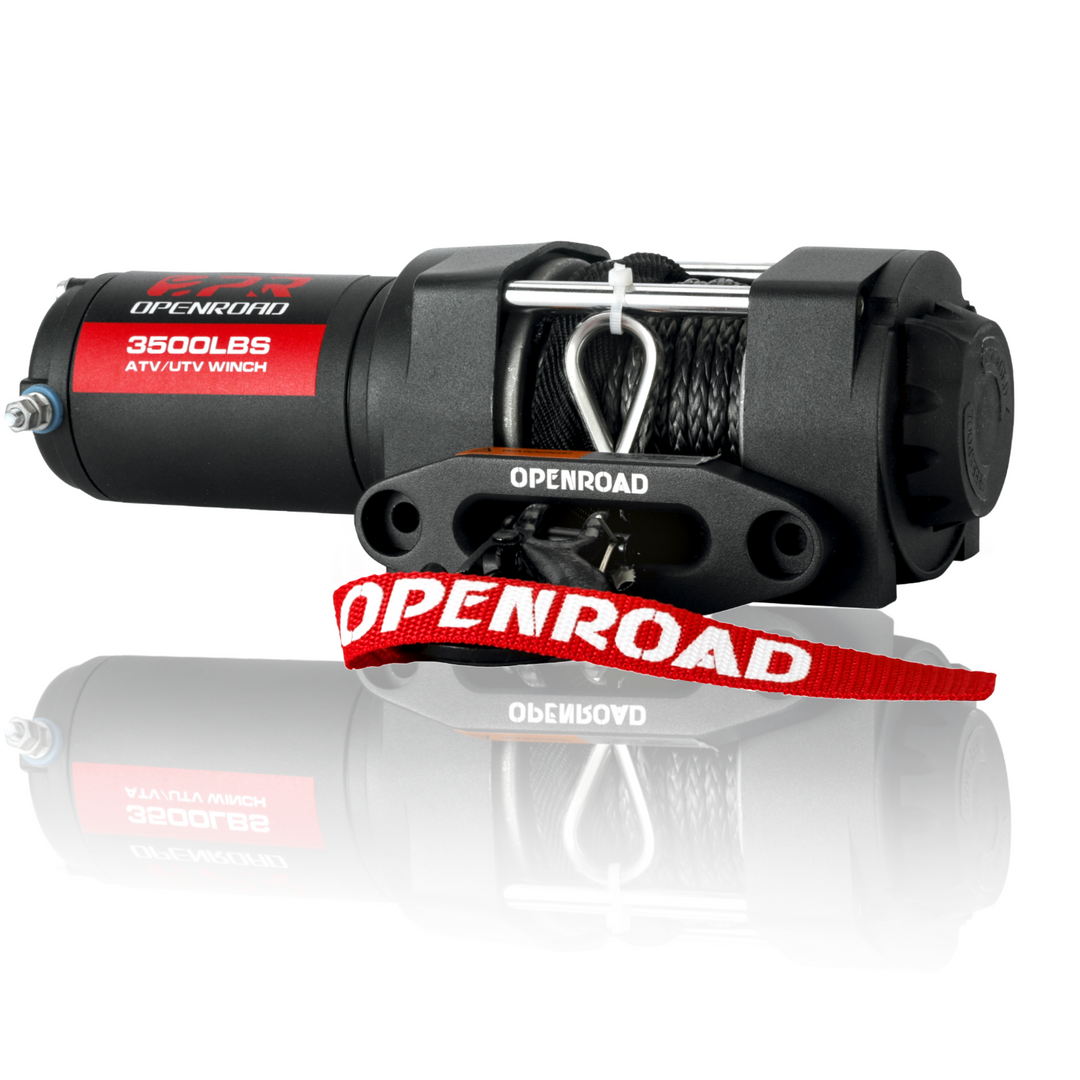 OPENROAD  3500lbs 12 Volts Electric Winch for ATV winch OPENROAD   