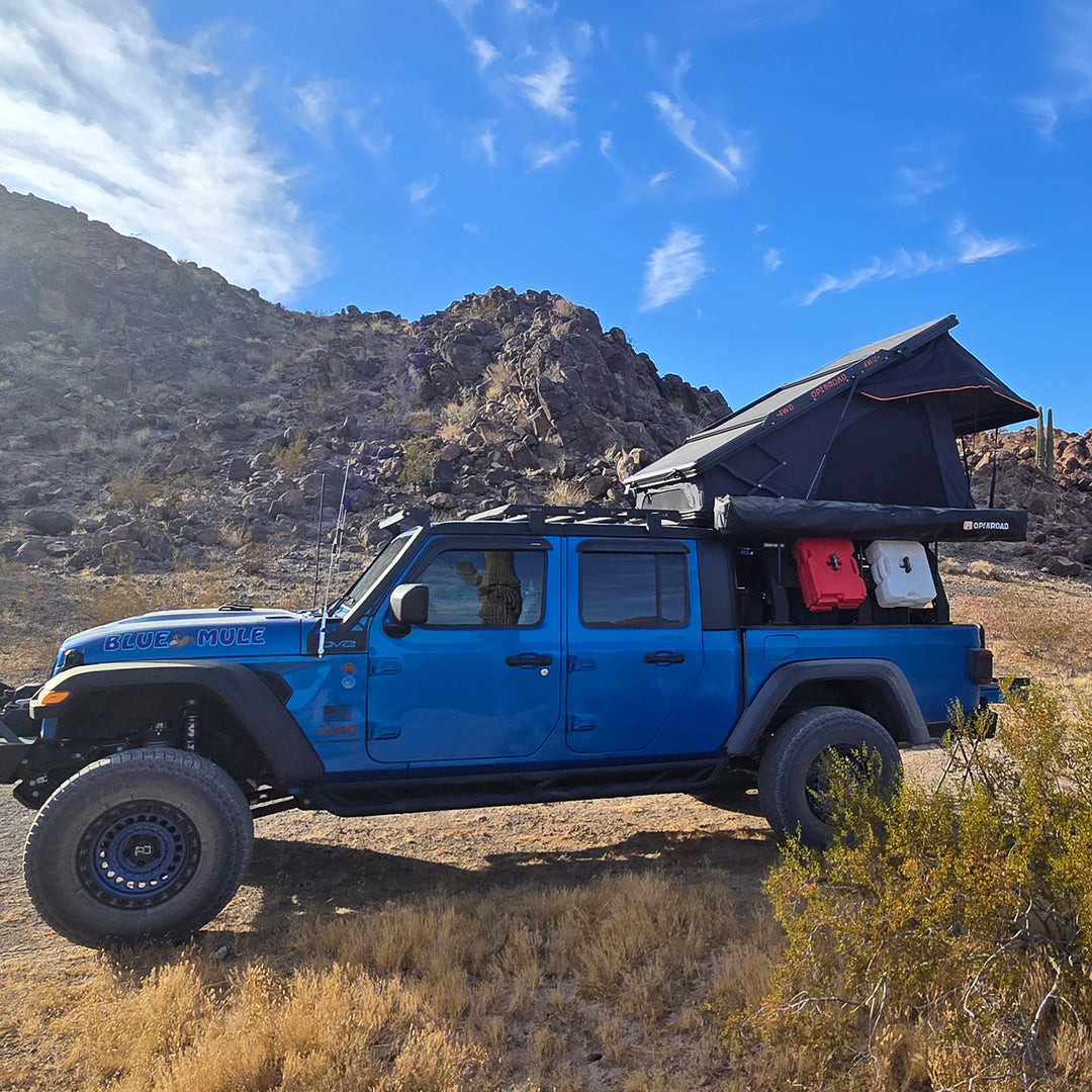 OPENROAD Aluminum Hard Shell Roof Top Tent - PeakRoof Series openroad4wd.com