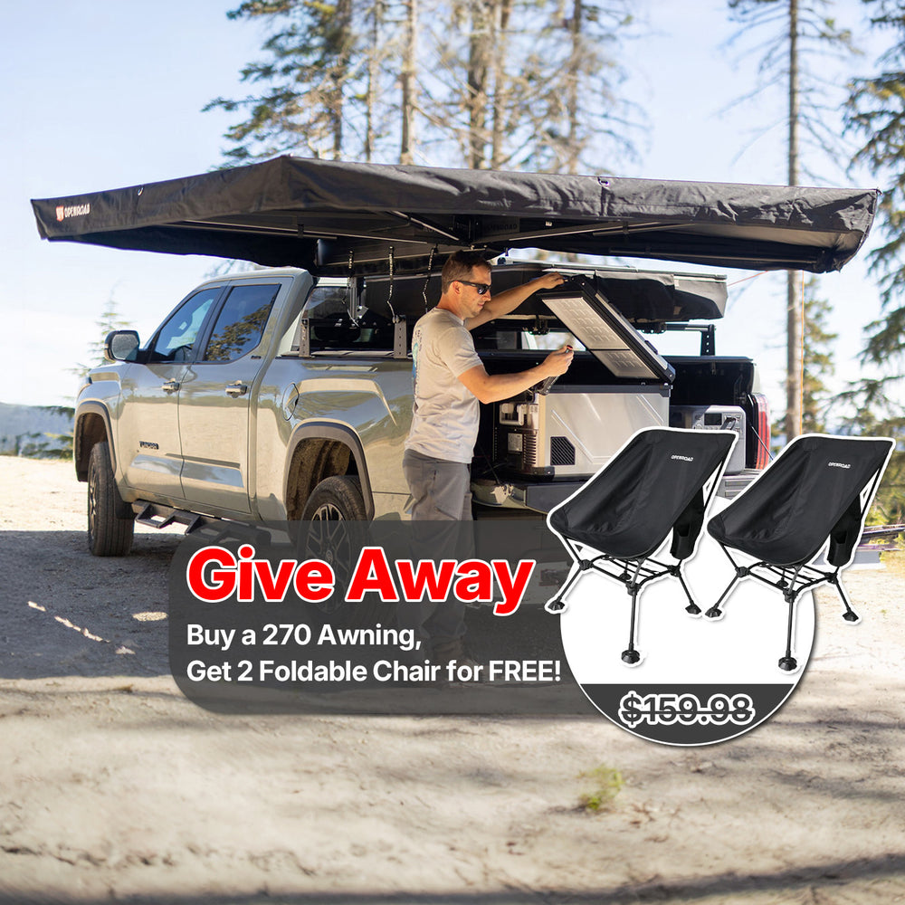 OPENROAD 270 Free Standing Awning for Camping awnings openroad4wd.com