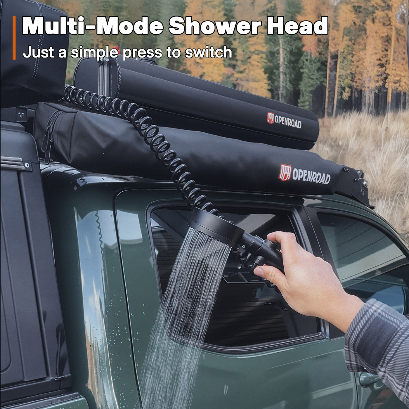 OPENROAD Pressurized Water Tank  for Camping Shower